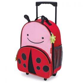Skip Hop Zoo Kids Rolling Luggage - Ladybug